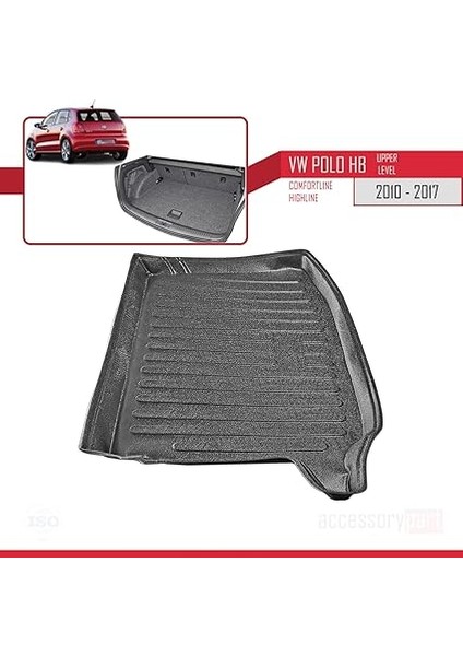 Volkswagen Polo (Cline-Hline) 2010-2017 Arası Üst Kademe Bagaj Havuzu Siyah indirimleri