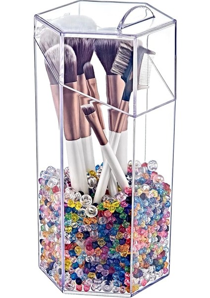 Up Akrilik Kapaklı Fırça Düzenleyici ve Makyaj Organizeri fiyatları
