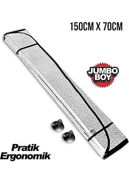 Ön Cam Katlanabilir Güneşlik Araba Metalize Perde (130X60) fırsatları