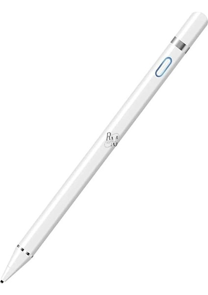 Galaxy A9 Plus Tüm Seri ile Uyumlu Kalem Yüksek Hassasiyetli Dokunmatik Ekran Kalemi Beyaz