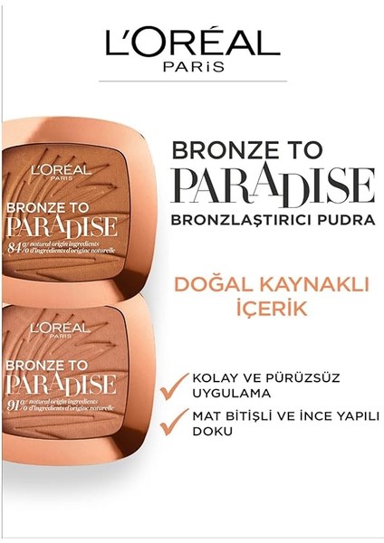 Parıs Bronze To Paradise Mat Bronzlaştırıcı Pudra - 02 Baby One More Tan indirimleri