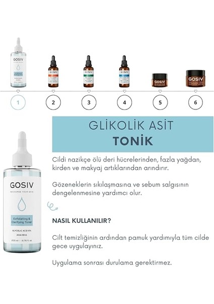 Glikolik Asit Tonik (Glycolic Acid 6% + Aha Bha) fırsatları