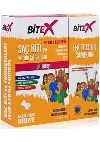 Bit Spreyi ve Şampuan Tarak Set