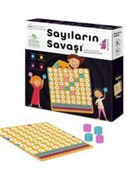 Zeka Sayıların Savaşı ve Akıl Oyunu 7+ Yaş 2 Oyuncu