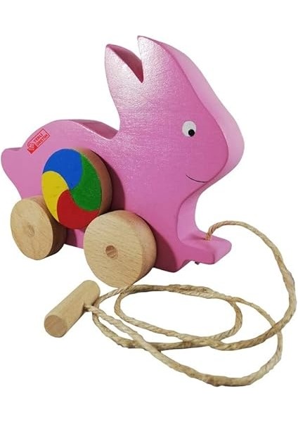 Ahşap Oyuncak Tavşan Figürlü Çekçek modelleri