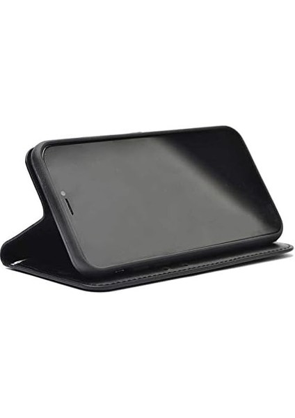 Galaxy S24 Fe Ile Uyumlu Kılıf Cüzdan Kartlıklı Zore Kar Deluxe Kapaklı Kılıf Siyah modelleri