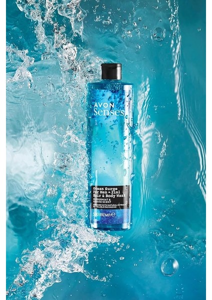 Senses Ocean Surge Nane ve Deniz Kokulu Saç ve Vücut Için Erkek Duş Jeli 500 Ml. fiyatları