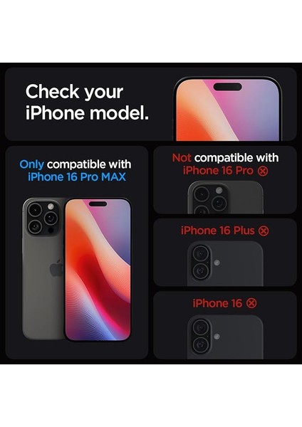 iPhone 16 Pro Max Cam Ekran Koruyucu Kolay Kurulum Glas.tr Ez Fit Slim Hd - AGL07914 modelleri