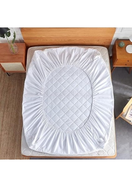 Turca AT9698, Tek Kişilik, Kapitone, Elyaf Dolgulu, Fitted, Lastikli, Yatağı Saran, Alez, Çarşaf Alez, Yatak Koruyucu, 100X200 cm modelleri