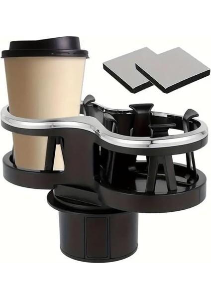 Iki Gözlü Oto Bardak Tutucu Bardak Çoğaltıcı Torpido Üzeri Bardak Tutucu Araç Bardaklık Içecek Tutucu