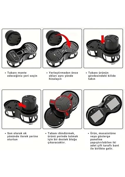 Iki Gözlü Oto Bardak Tutucu Bardak Çoğaltıcı Torpido Üzeri Bardak Tutucu Araç Bardaklık Içecek Tutucu indirimleri