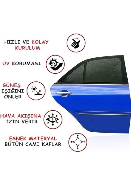 Concept Oto Yan Cam Güneşlik Anne Bebek Emzirme Araba Kapı Camı Perdesi Çocuk Koruyucu Araba Sineklik Örtüsü Güneşlik 2 Adet indirimleri