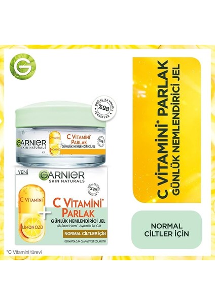 C Vitamini Parlak Günlük Nemlendirici Jel 50 ml