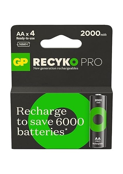 Batteries Recyko Pro Aa Kalem Ni-Mh Şarjlı Pil, 1.2 Volt, 8 Adet Pil fiyatları
