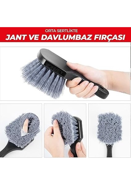 - Jant ve Davlumbaz Temizleme Fırçası, Yumuşak Kıllı Jant Temizleme Fırçası - Lastik ve Jant Fırçası modelleri