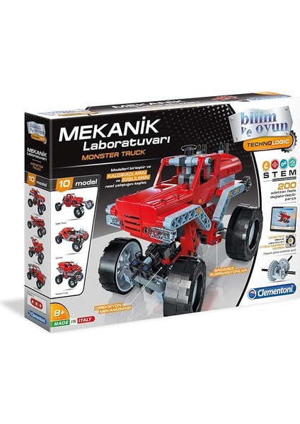 Mekanik Laboratuvarı - Canavar Kamyonlar Renkli 6+