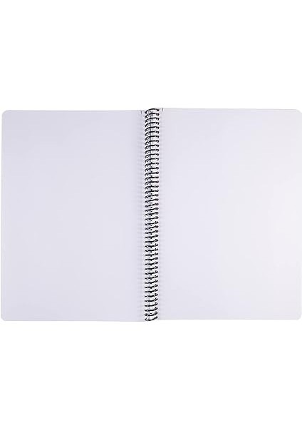 Renkli Spiralli Defter, A4, 100 Yaprak, 70G Kağıt, Düz Sayfa, Dayanıklı Kapak, Kolay Açılan Spiral Cilt, Asorti Renkler, Kullanışlı ve Şık Tasarım modelleri