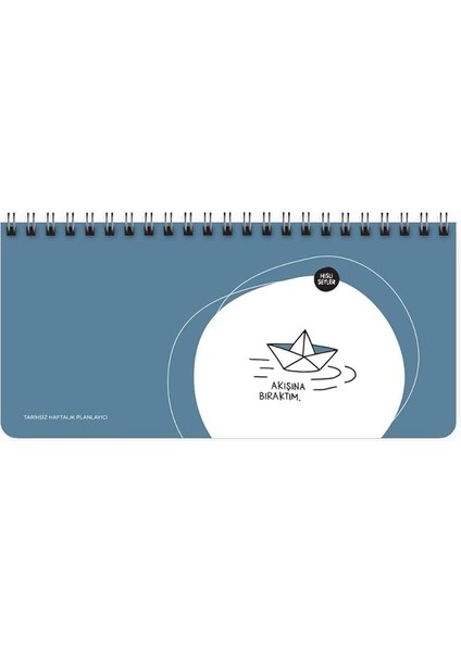 Color Hisli Şeyler 13X27 Spiralli Stickerlı Planner