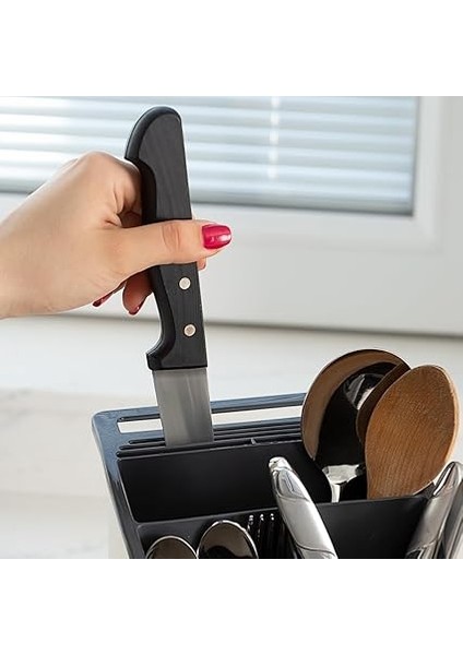 TIM-198 Tezgah Üstü Süngerlikli Kaşıklık Mutfak Düzenleyici - Çok Amaçlı Organizer Bıçaklık modelleri