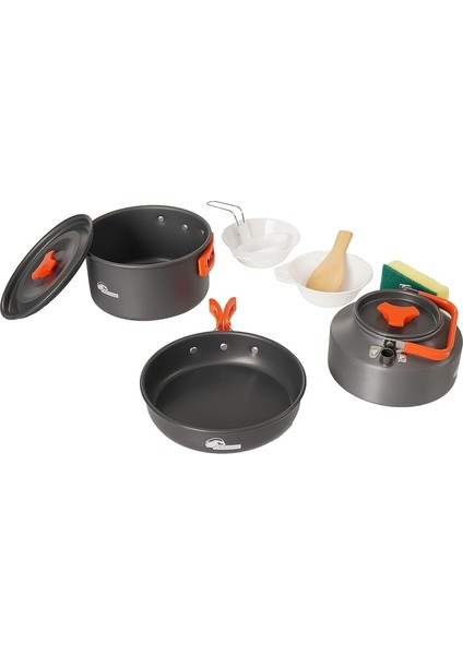 Badger Vori 3 Parça Tencere Tava Çaydanlık Seti, Dayanıklı Kamp Ekipmanları, Kamp Aksesuarları, Açık Hava Sporları fırsatları