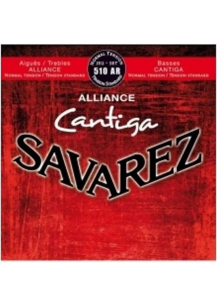 510AR Alliance Cantiga Red Standart Tansiyon Klasik Gitar Teli