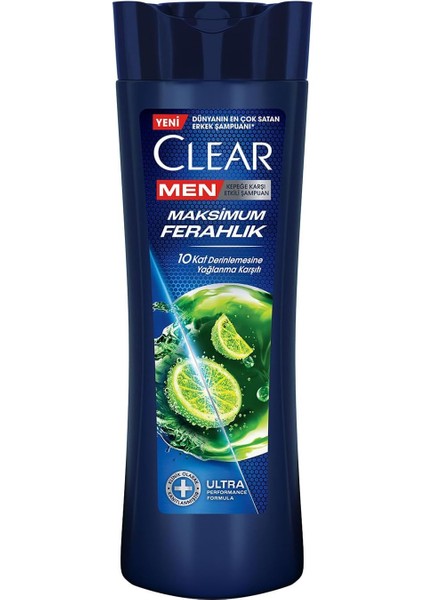 Men Kepeğe Karşı Etkili Şampuan Maksimum Ferahlık 350 ml
