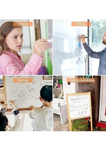 Adet Siyah Mini Beyaz Tahta Kalemi Buzdolabı Mıknatıslı Magnet Kalemi Yazı Tahtası Kalemi Ofis,okul, Ev Için modelleri