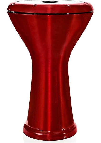 3025 Mısır Darbuka, Boyalı, 22 cm Çap, Gr. L, Kırmızı