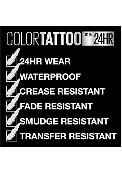 New York Color Tattoo 24HR Krem Göz Farı - 35 On And On Bronze (Bronz) fırsatları