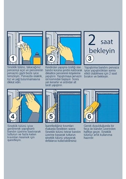 Pencere Sinekliği Tek Kanat 75X125 cm fiyatları