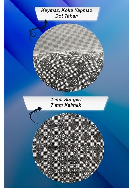 Home Makinede Yıkanabilen Kaymaz Taban Aslan Taraftar Halısı AR1153, Siyah-3, 80 x 200 modelleri