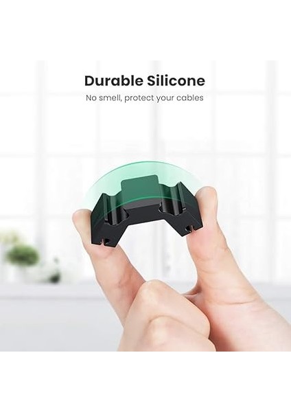 3 +1 Kanallı Silikon Kablo Düzenleyici Organizer indirimleri