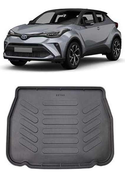 Toyota C-Hr Hibrit 2023 Sonrası ile Uyumlu 3D Bagaj Havuzu