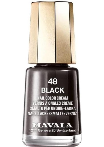 Mini Color Oje Black 5ml