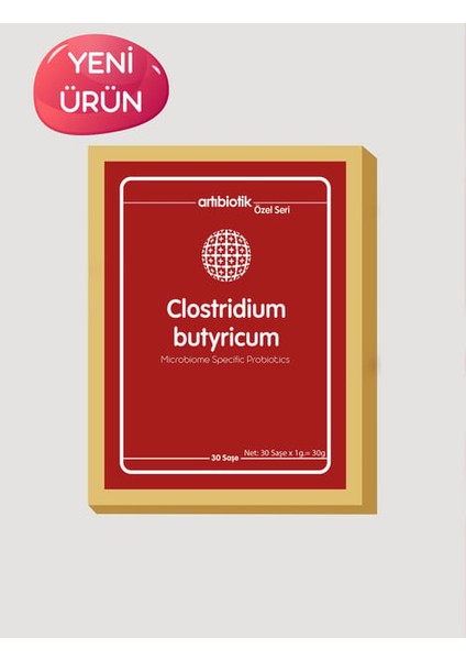 Clostridium Butyricum Probiyotikli & Prebiyotikli Ferment Maya 30 Saşe