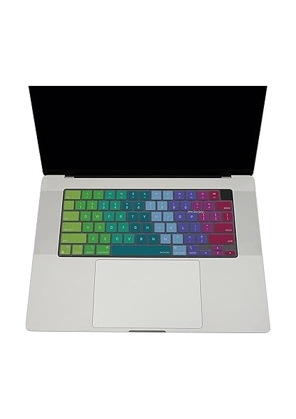 MacBook Klavye Koruyucu Us Ingilizce Amerikan Baskılı Us -Return Enter Tipi Air 13,6-15,3inç- Pro 14,2-16,2inç M1-M2-M3-M4 Pro Max Uyumlu, Silikon Klavye Filmi, Hafif Yıkanabilir Pembe Yeşil fırsatları