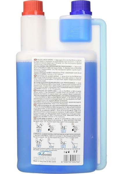 Puly Caff Milk Plus Nsf Yağ Birikintileri ve Süt Kalıntılarını Temizlemekte Etkili Süt Köpürtücü Temizleyici 1 Lt fiyatları