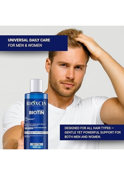 Biotin Dökülme Karşıtı Şampuan – 300 ml – Biotin, Çinko, B Vitamin Kompleksi ve Termal Su Içerikli – Saç Dökülmesine Karşı Etkili Bakım modelleri