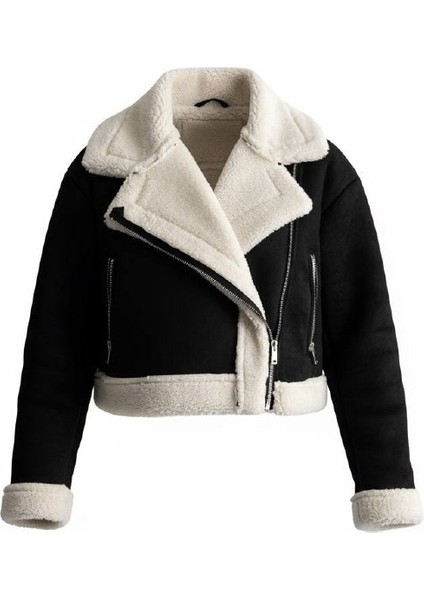 Kruvaze Süet Mont modelleri