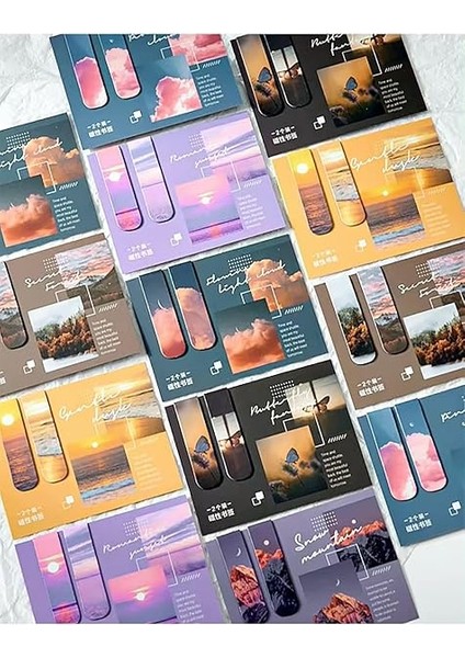 Sunset Mountain Temalı Ayraç modelleri