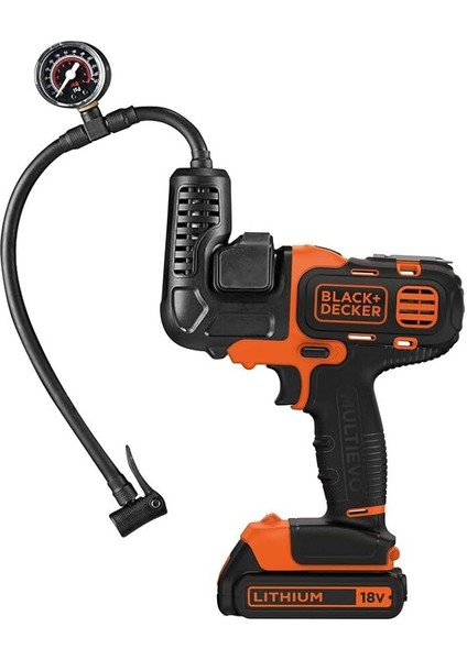 + Decker Mtnf9-Xj Multievo Hava Pompa Aparatı, Çok Renkli, 1 Adet