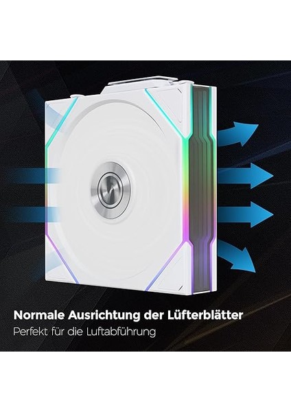 Li Unı Fan Tl Wıreless 3X120MM Beyaz Kasa Fanı (G99.12TL1W3W.00) fiyatları