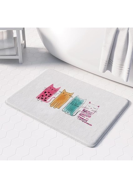 Banyo Paspası, 2li Set Banyo Halısı Kaymaz Taban, Makinede Yıkanabilir fiyatları