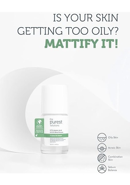 Purest Solutions T-Zone Oil Eraser 0.7% Azelaic Acid & 0.5% Beta Glucan modelleri
