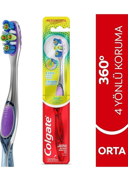 Advanced (Gelişmiş) 4 Zone (Bölge) Diş Fırçası fiyatları