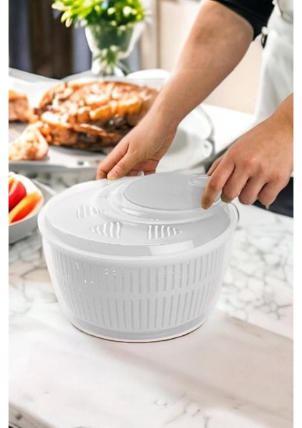 Home Salata ve Sebze Kurutucu 5 Litre Beyaz Renk indirimleri