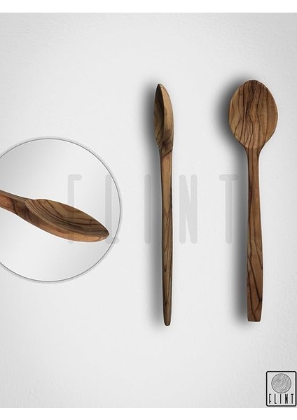 Ağacı El Yapımı Tahta Ahşap Kaşık Tatlı Şeker Mama Kaşığı Mutfak Yemek Kaşığı 17CM modelleri