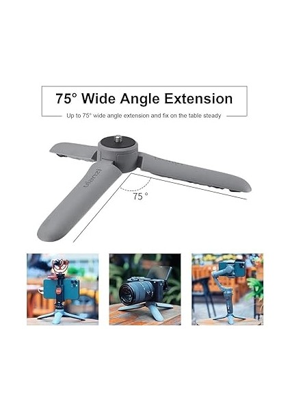 Mt-10 Osmo Mobile 2 3 Masaüstü Tripod Grip, Siyah indirimleri