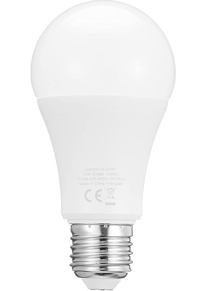 E27 LED Lamba, Sarı Işık (2700K), 14W, 1430 Lümen modelleri