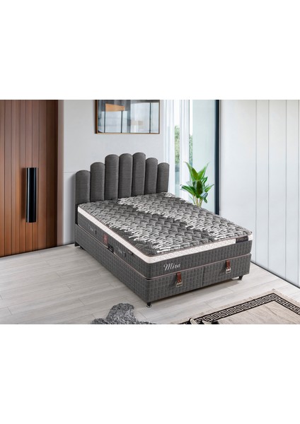 Mıra Set Çift Kişilik Yatak Seti 200 x 200 Başlık + Sandıklı Baza+ Ortopedik Yatak fiyatları